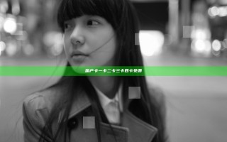 国产卡一卡二卡三卡四卡免费